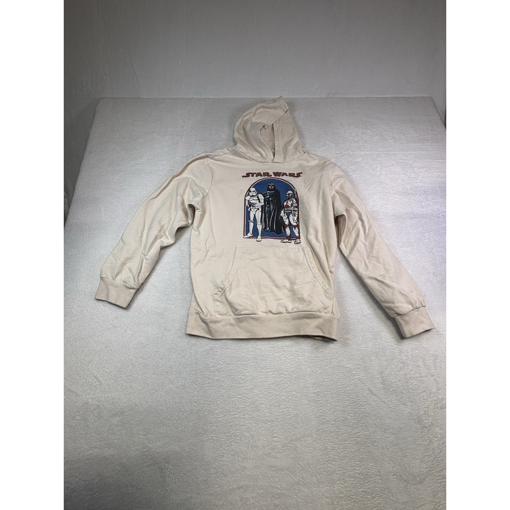 Star Wars Disney Darth Vader Stormtrooper Boba Fett Hoodie Youth XL White